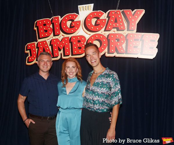 Co-Composer Philip Drennen, Co-Book Writer/Co-Composer/Star Marla Mindelle and Co-Boo Photo