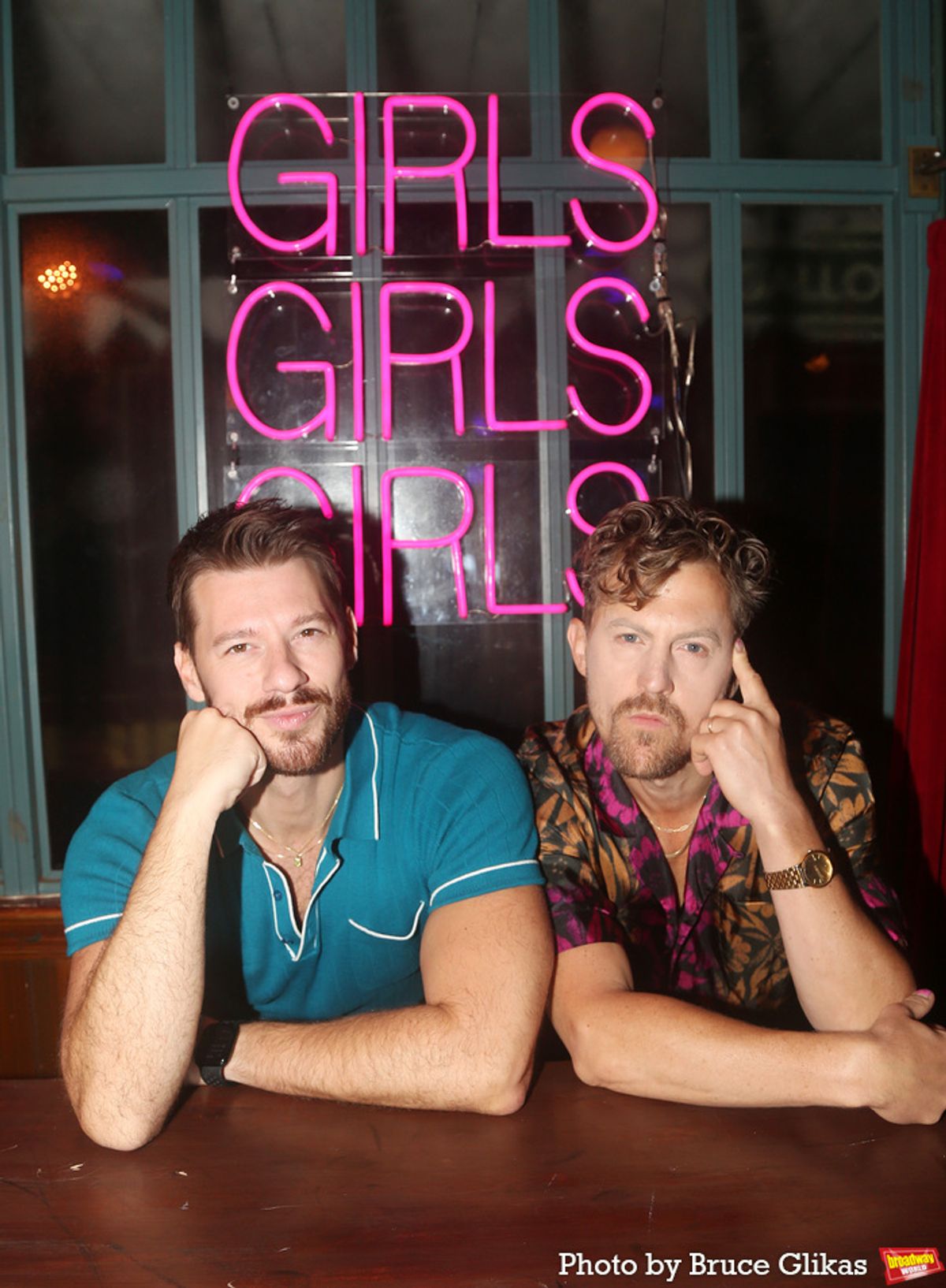 Constantine Rousouli and Alex Moffat  at 