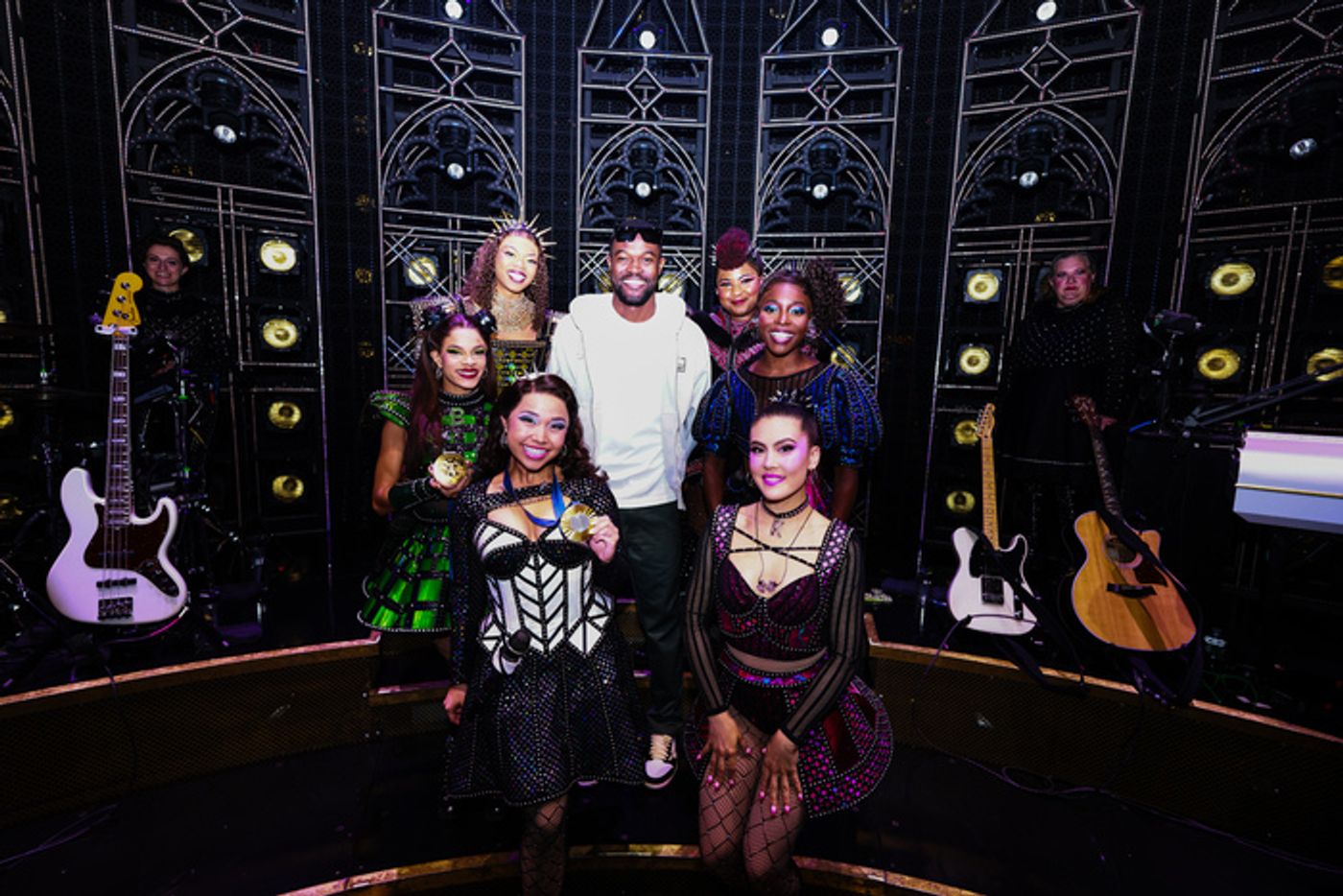 Photos: Olympic Medalists Rai Benjamin and Anita Alvarez Visit SIX on Broadway  Image