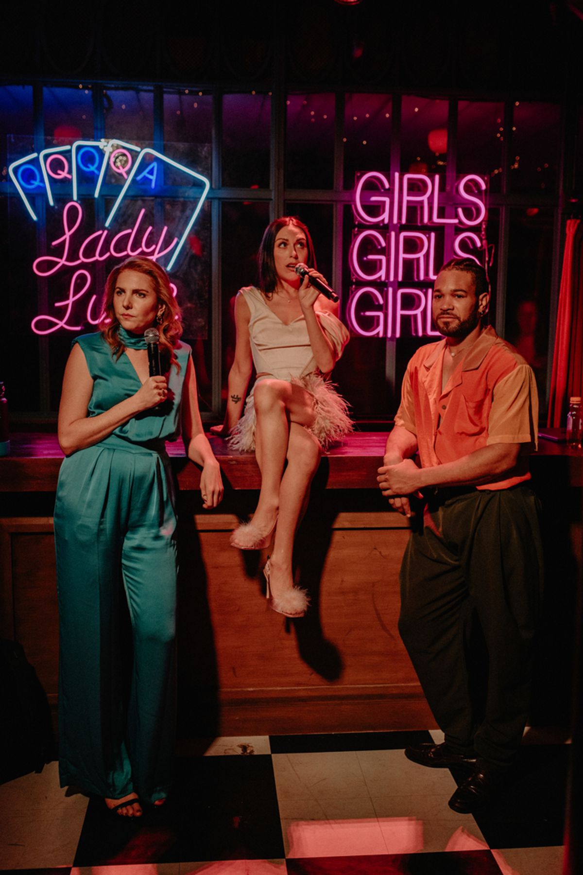 Marla Mindelle, Natalie Walker and Paris Nix at 