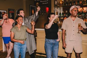 Once Upon a Mattress cast celebrates Lear deBessonet @ BroadwayWorld Once Upon a Mattress cast celebrates Lear deBessonet Photo