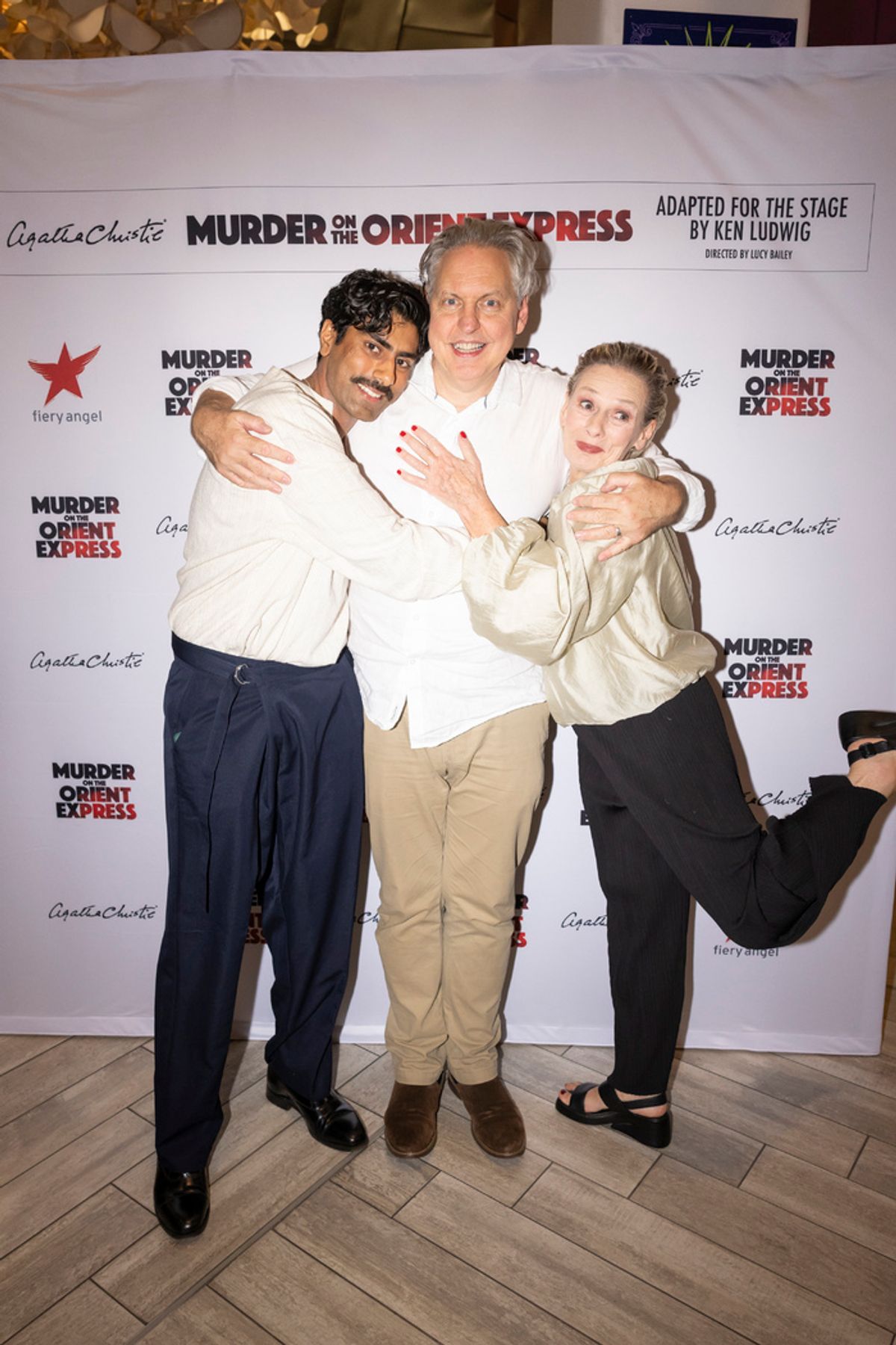 Rishi Rian, Bob Barrett, Christina Kavanagh at 