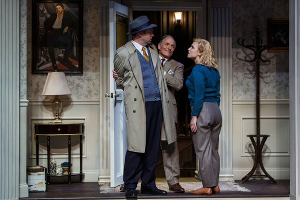 Josh Innerst, Ken Bolden, and Brooke Turner in Dial M for Murder at Pittsburgh Public Photo