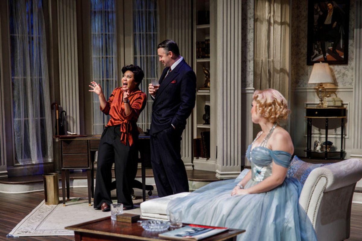 Shannon Williams, Josh Innerst, and Brooke Turner in Dial M for Murder at Pittsburgh Public Theater, Sept. 11?29 at the O''Reilly Theater. Photo by Maranie R. Staab.  at 