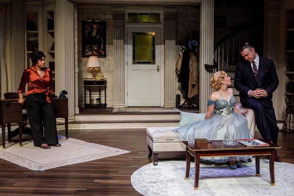 Shannon Williams, Brooke Turner, and Josh Innerst in Dial M for Murder at Pittsburgh  Photo