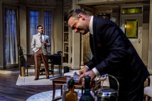 Michael Patrick Trimm and Josh Innerst in Dial M for Murder at Pittsburgh Public Theater, Sept. 11?29 at the O''Reilly Theater. Photo by Maranie R. Staab. @ BroadwayWorld Michael Patrick Trimm and Josh Innerst in Dial M for Murder at Pittsburgh Public Thea Photo
