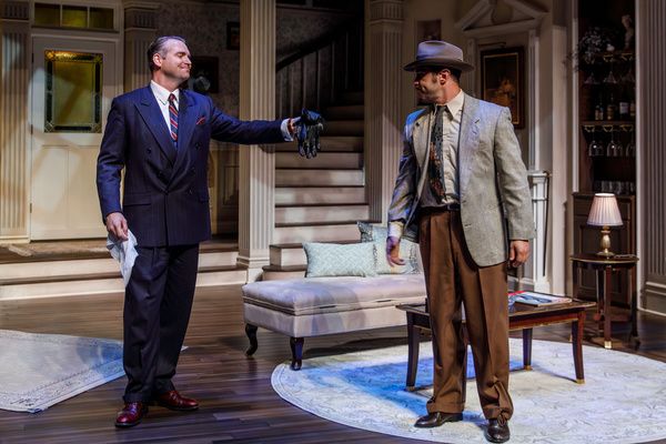 Josh Innerst and Michael Patrick Trimm in Dial M for Murder at Pittsburgh Public Thea Photo