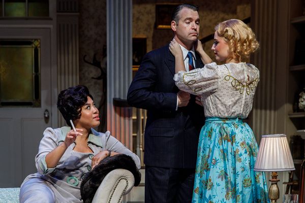Shannon Williams, Josh Innerst, and Brooke Turner in Dial M for Murder at Pittsburgh  Photo