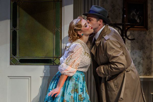 Brooke Turner and Josh Innerst in Dial M for Murder at Pittsburgh Public Theater, Sep Photo