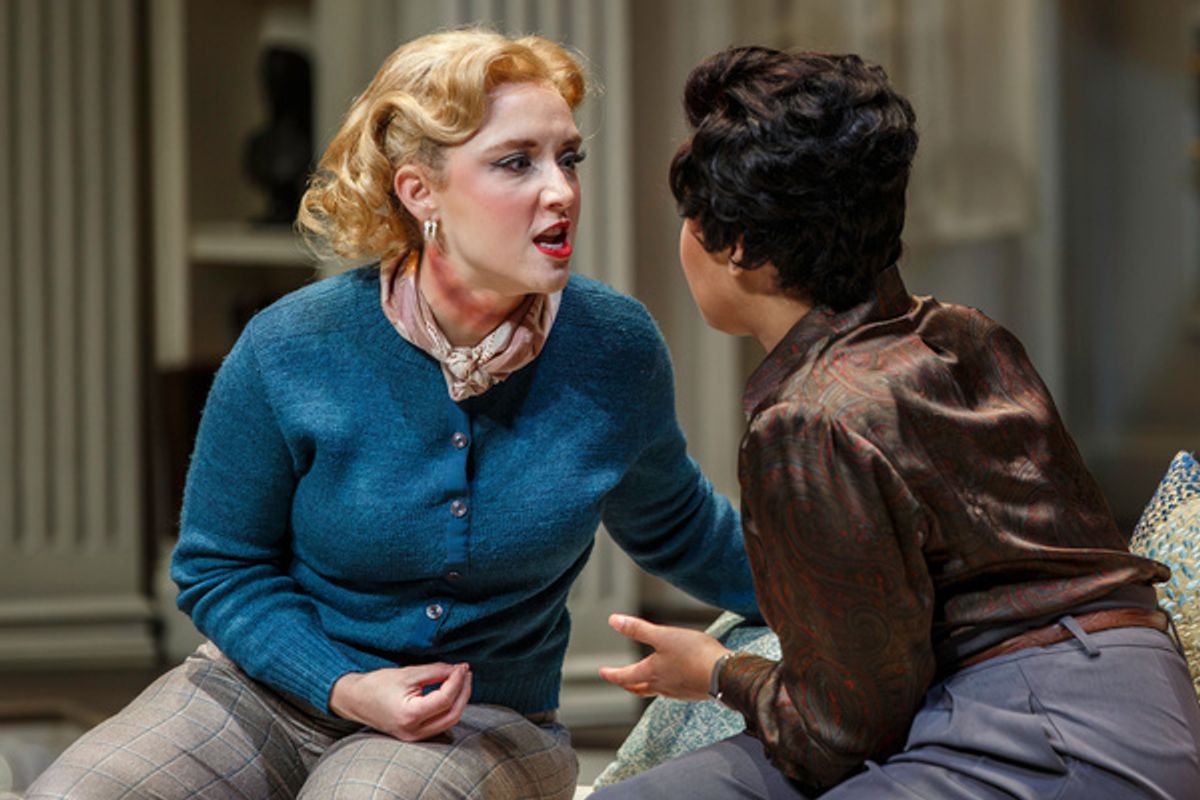 Brooke Turner and Shannon Williams in Dial M for Murder at Pittsburgh Public Theater, Sept. 11?29 at the O&#039;&#039;Reilly Theater. Photo by Maranie R. Staab.  at 