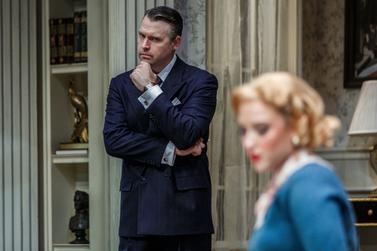 Josh Innerst and Brooke Turner in Dial M for Murder at Pittsburgh Public Theater, Sept. 11?29 at the O''Reilly Theater. Photo by Maranie R. Staab.  at 