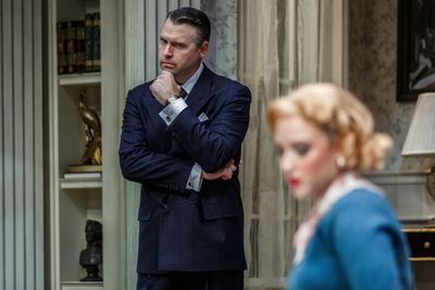Josh Innerst and Brooke Turner in Dial M for Murder at Pittsburgh Public Theater, Sep Photo