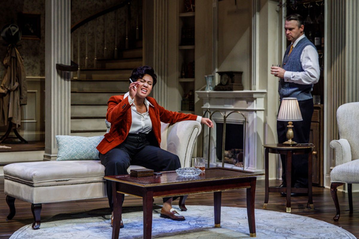 Shannon Williams and Josh Innerst in Dial M for Murder at Pittsburgh Public Theater, Sept. 11?29 at the O''Reilly Theater. Photo by Maranie R. Staab.  at 