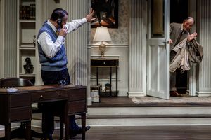 Josh Innerst and Ken Bolden in Dial M for Murder at Pittsburgh Public Theater, Sept.  Photo