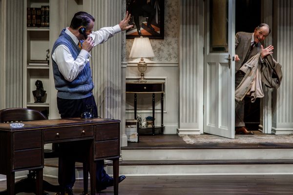 Josh Innerst and Ken Bolden in Dial M for Murder at Pittsburgh Public Theater, Sept.  Photo