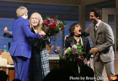 Ronan Farrow, Mia Farrow, Patti LuPone and Joshua Johnston Photo