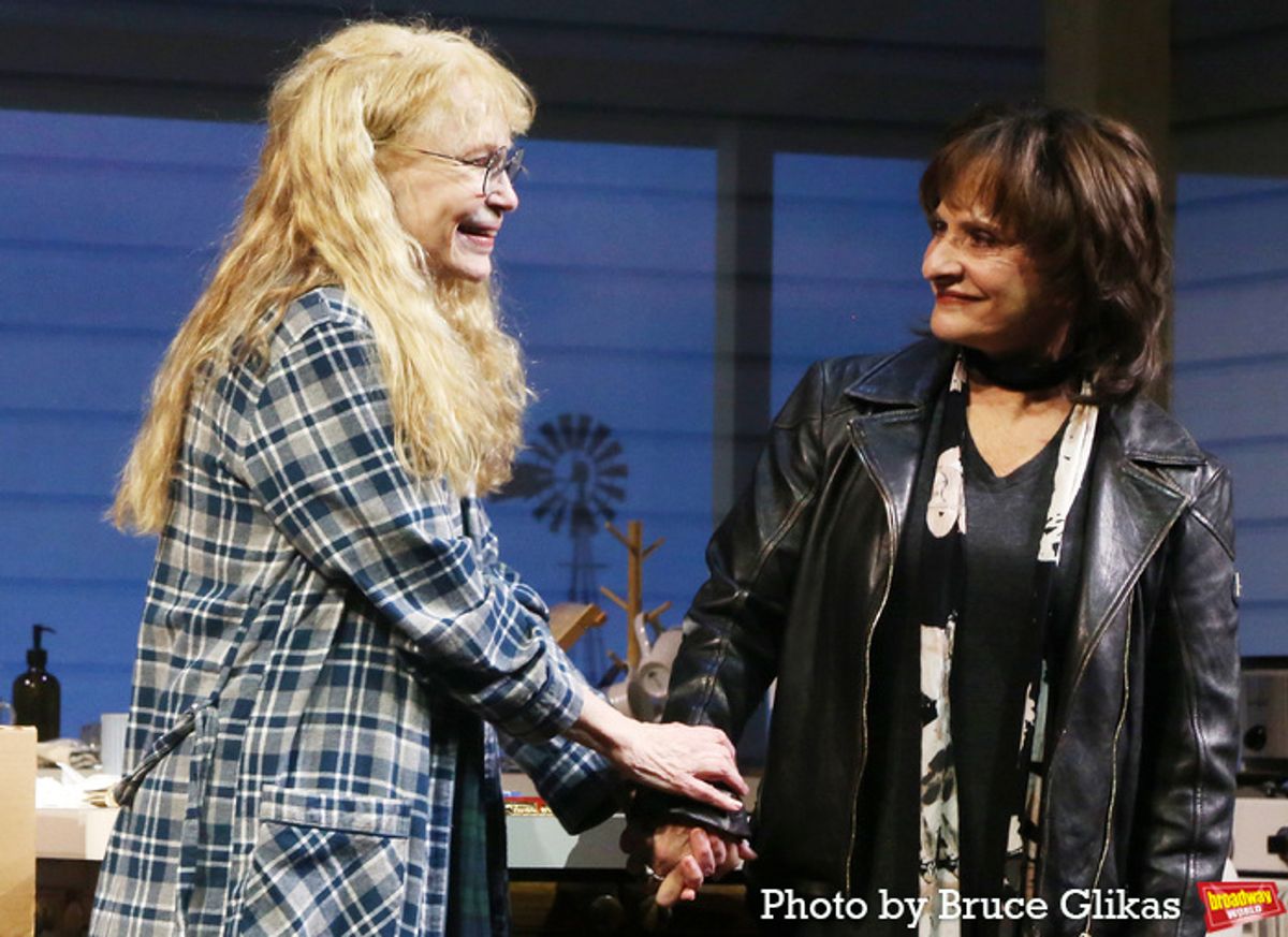Mia Farrow and Patti LuPone at 