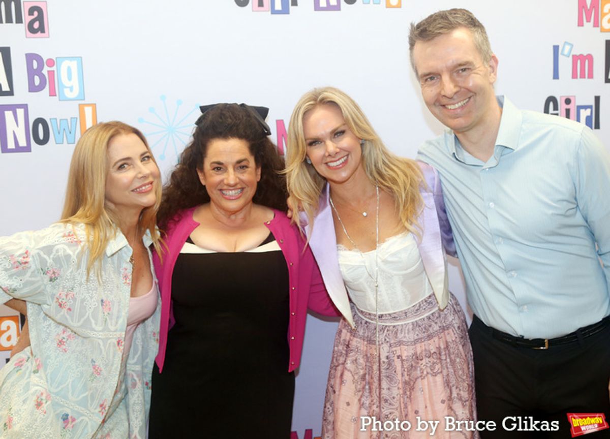 Kerry Butler, Marissa Jaret Winokur, Laura Bell Bundy and Musical Director Andrew Byrne at 