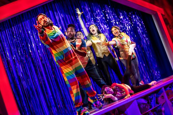 Max Crumm and the cast of THAT PARENTING MUSICAL Photo