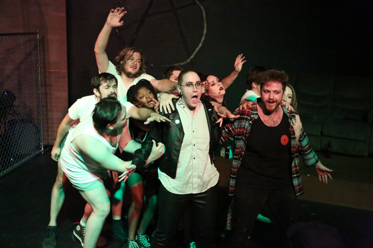 Bee Mecey and The company of New Line Theatre's AMERICAN IDIOT
Rachel Parker at 
