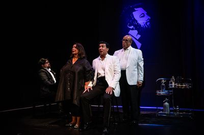 William Ah Sing, Angelina Réaux, Bernardo Bermudez and Michael Sokol Photo