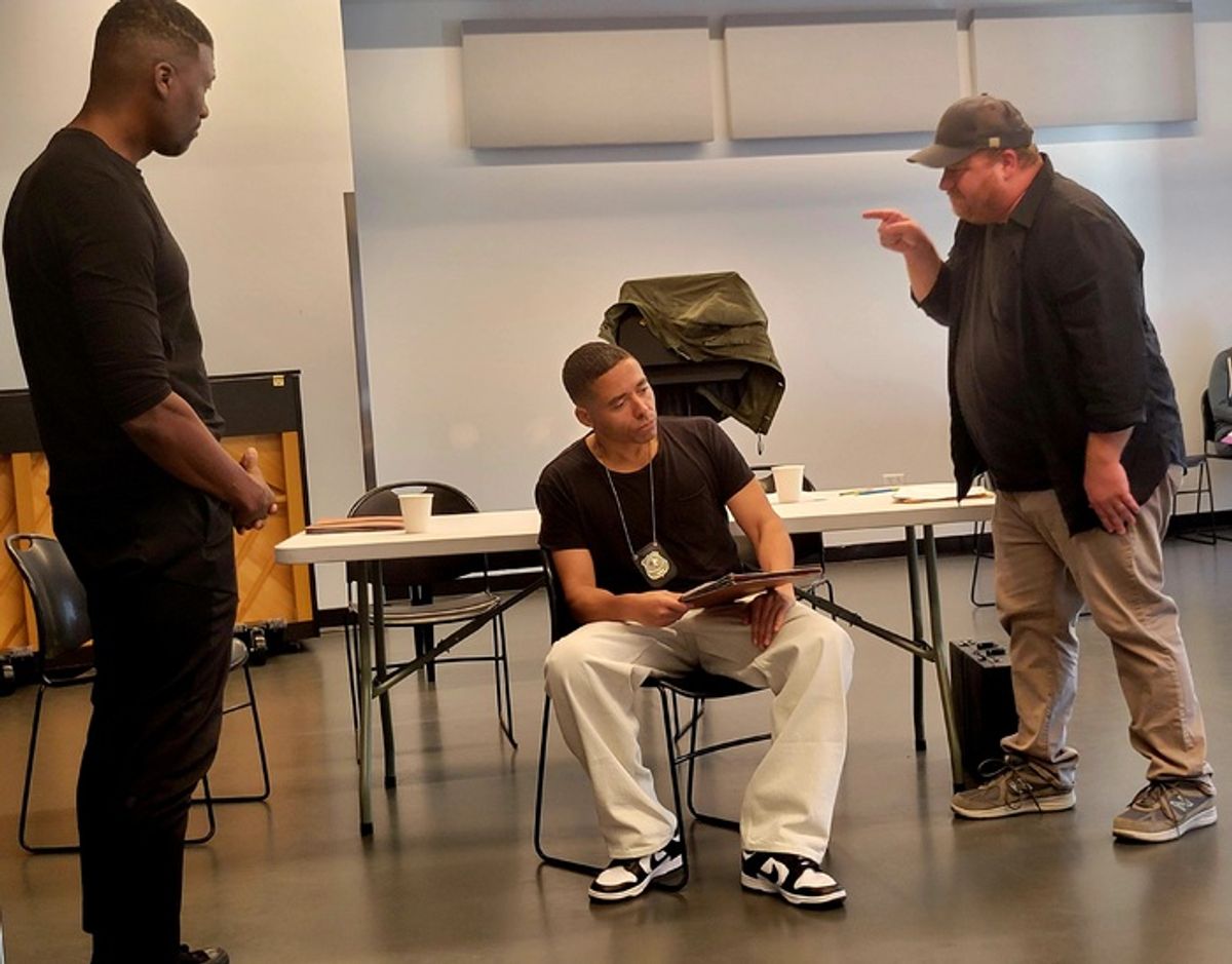 Moe Irvin, JD Mollison, Jason SweetTooth Williams at Photos: THE WITNESS ROOM at AMT Theatre in Rehearsal