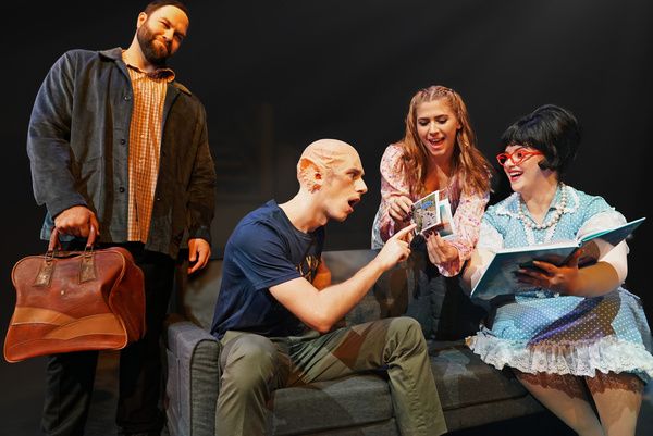 Logan Denninghoff, Carson Skidmore, Devyn Schoen and Angela Tims  Photo