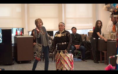 Lynne Taylor-Corbett and Aubee Billie Photo