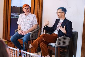 Doug Wright, Cole Escola @ BroadwayWorld Doug Wright, Cole Escola Photo