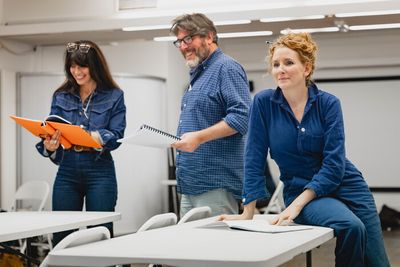 Caroline Catz, Simon Yadoo, Dorothea Myer-Bennet Photo