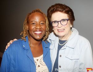 Anastacia McCleskey and Billie Jean King @ BroadwayWorld Anastacia McCleskey and Billie Jean King Photo