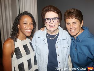 Nikki M. James, Billie Jean King and Ilana Kloss @ BroadwayWorld Nikki M. James, Billie Jean King and Ilana Kloss Photo