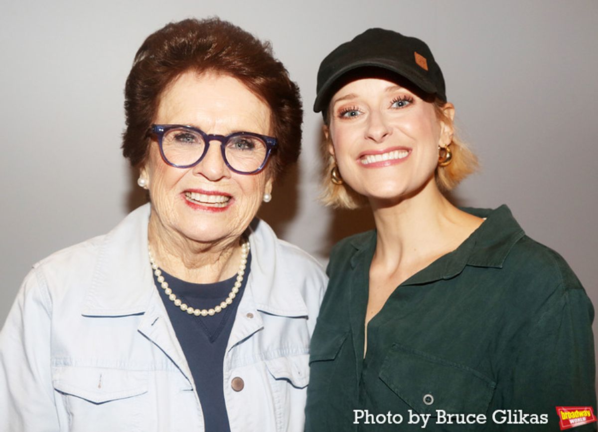 Billie Jean King and Dana Costello at 