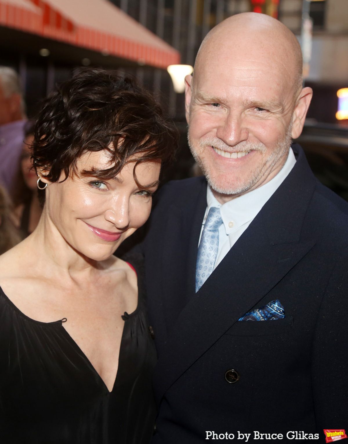 Katrina Lenk and Producer Chris Harper at 