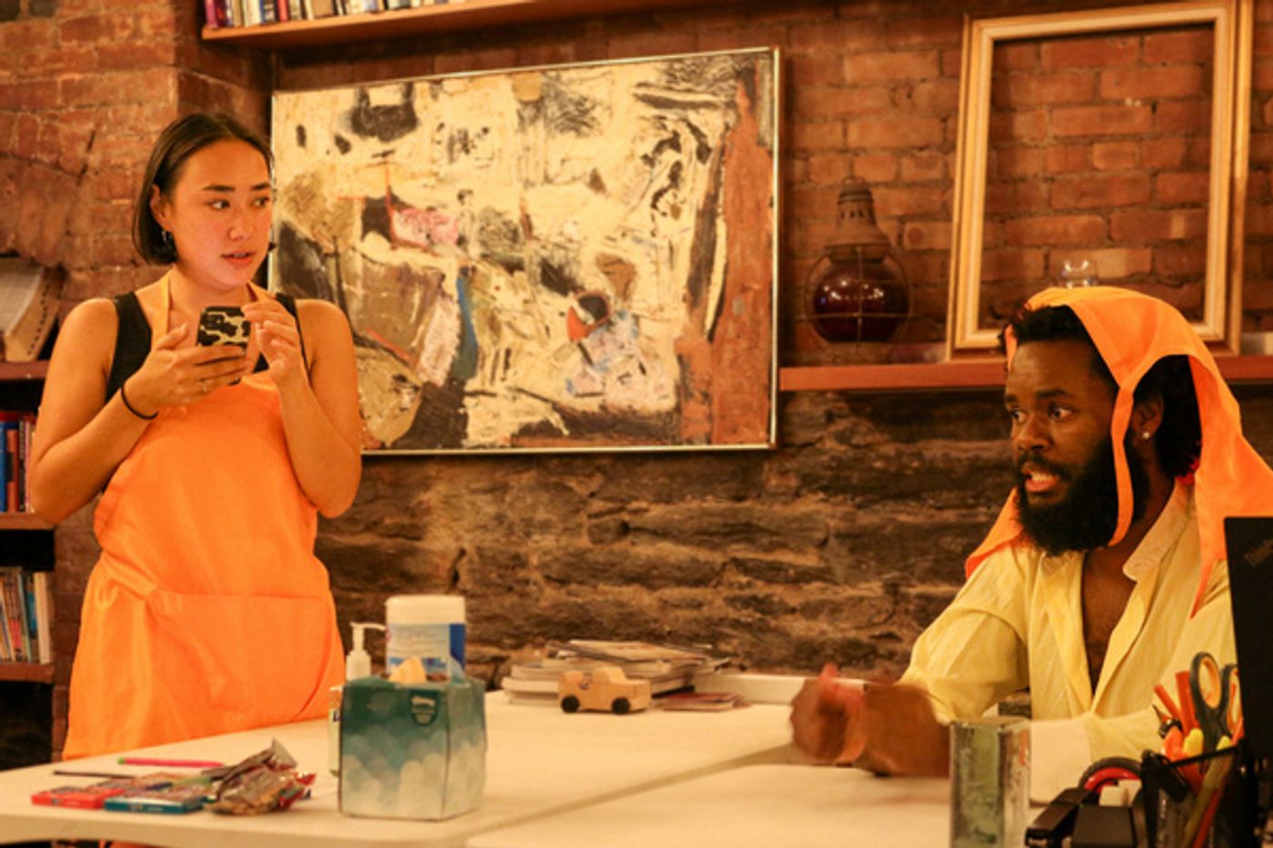 Photos: THE 2 QUEERS A LESBIAN MEETS AT THE HOME DEPOT Rehearsals Photos: THE 2 QUEERS A LESBIAN MEETS AT THE HOME DEPOT Rehearsals Image