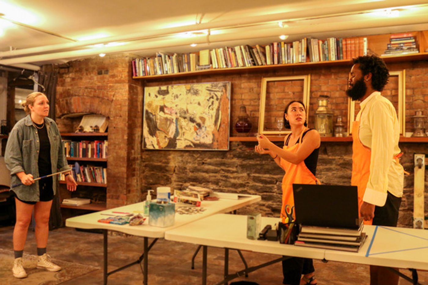 Photos: THE 2 QUEERS A LESBIAN MEETS AT THE HOME DEPOT Rehearsals Photos: THE 2 QUEERS A LESBIAN MEETS AT THE HOME DEPOT Rehearsals Image