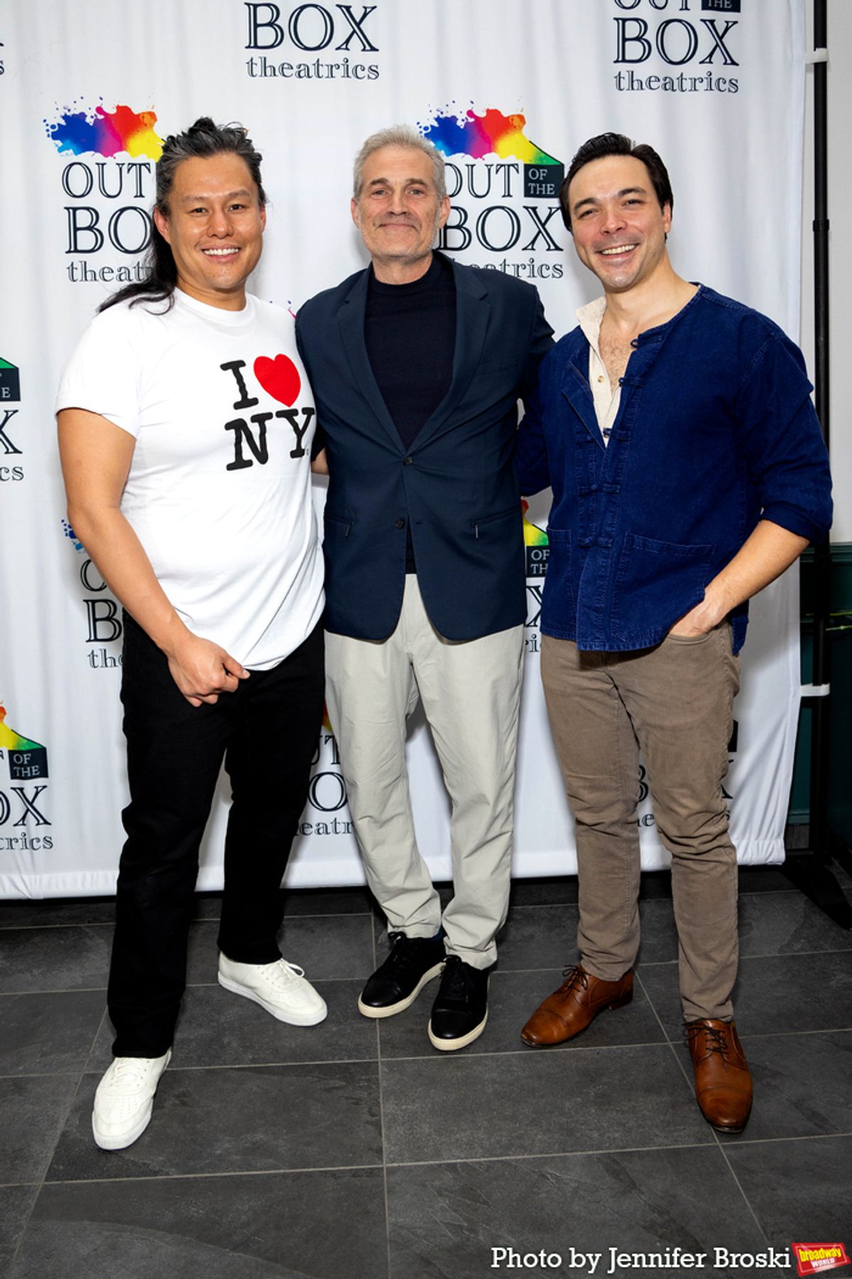 Kelvin Moon Loh, Marc Kudisch, Sam Simahk at 