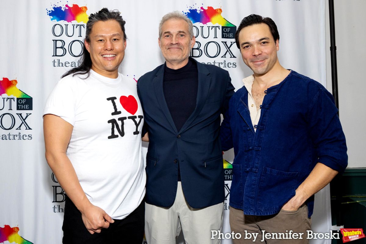 Kelvin Moon Loh, Marc Kudisch, Sam Simahk at 