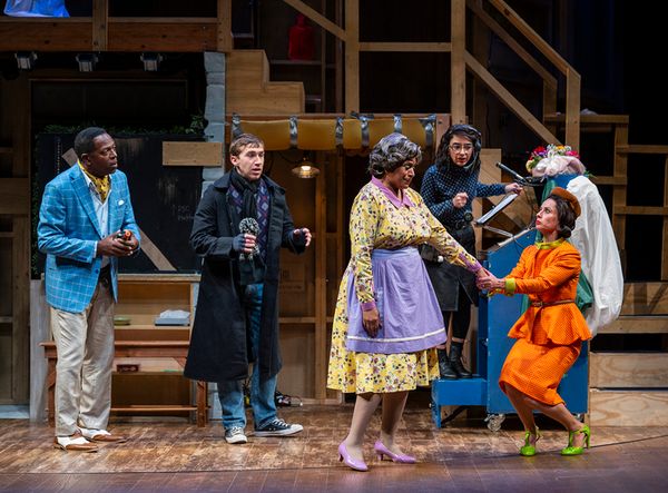 James Vincent Meredith, Max Stewart, Ora Jones, Vaneh Assadourian and Audrey Francis Photo