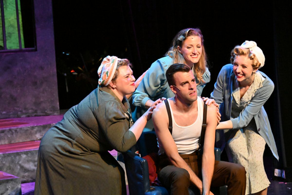 Rachel Davies, Chelsea Schmidt, Meghan MacLellan, and Ben Meaders at 