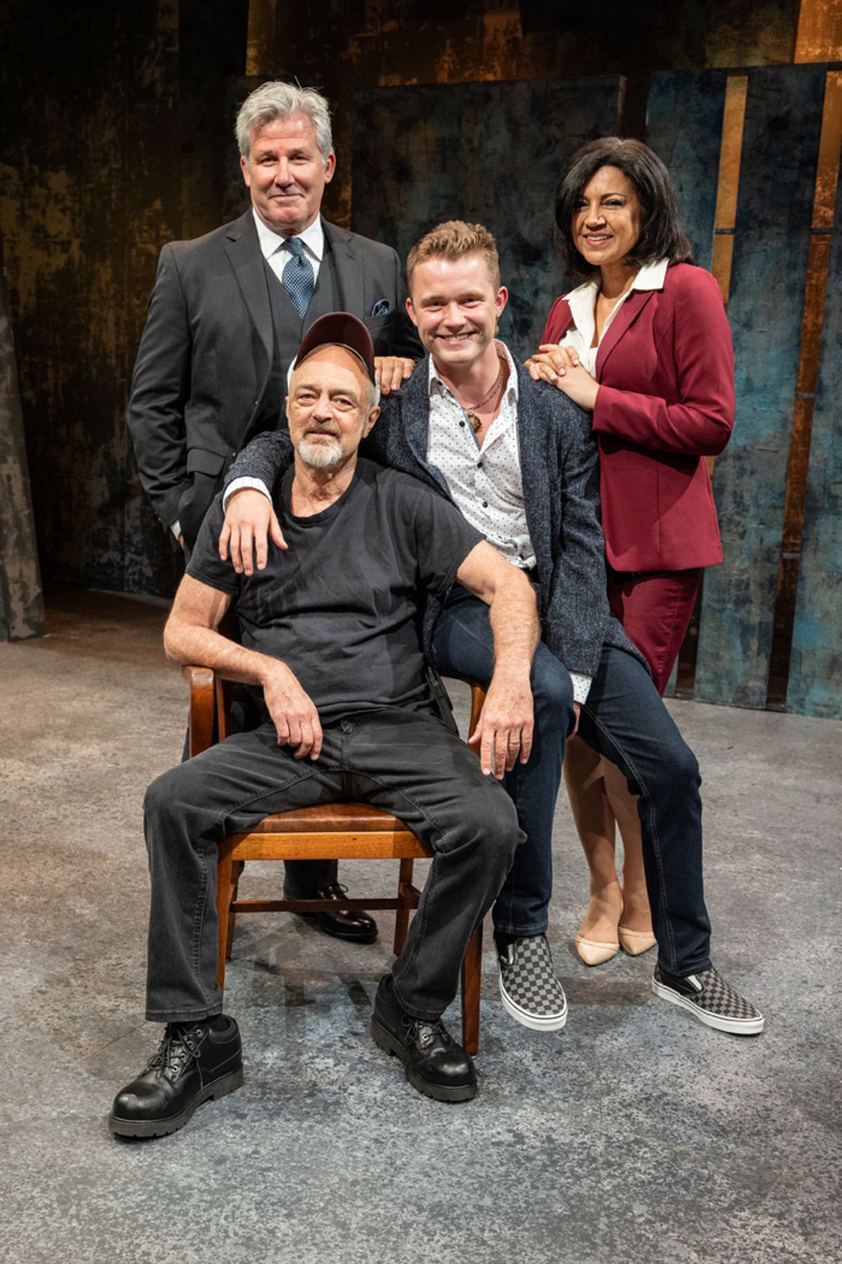 Stephen Sachs, the Cast of FATHERLAND at 