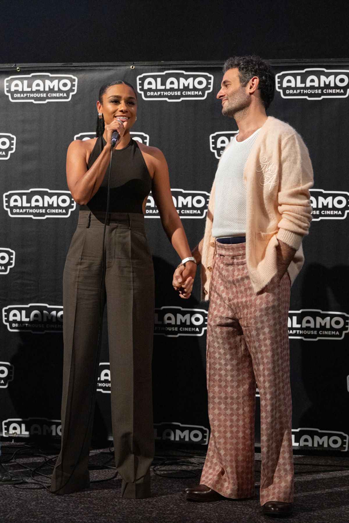 Ariana DeBose and Arian Moayed at 