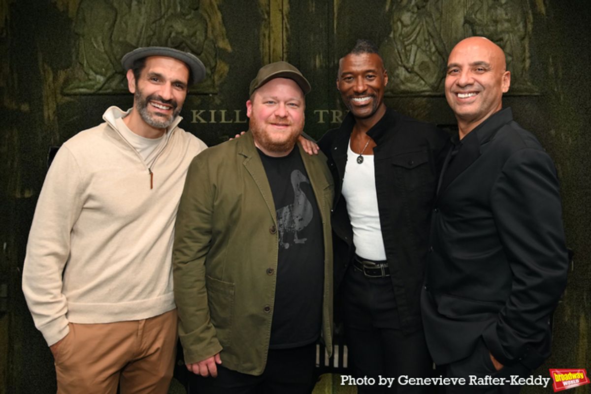 Dave Baez, Jason SweetTooth Williams, Moe Irvin and Pedro Antonio Garcia at Photos: THE WITNESS ROOM Opens Off-Broadway at AMT Theater