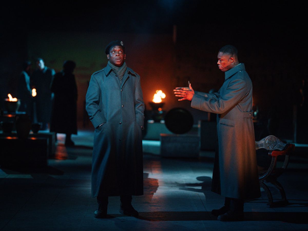 Kobna Holdbrook-Smith, Patrick Elue at 