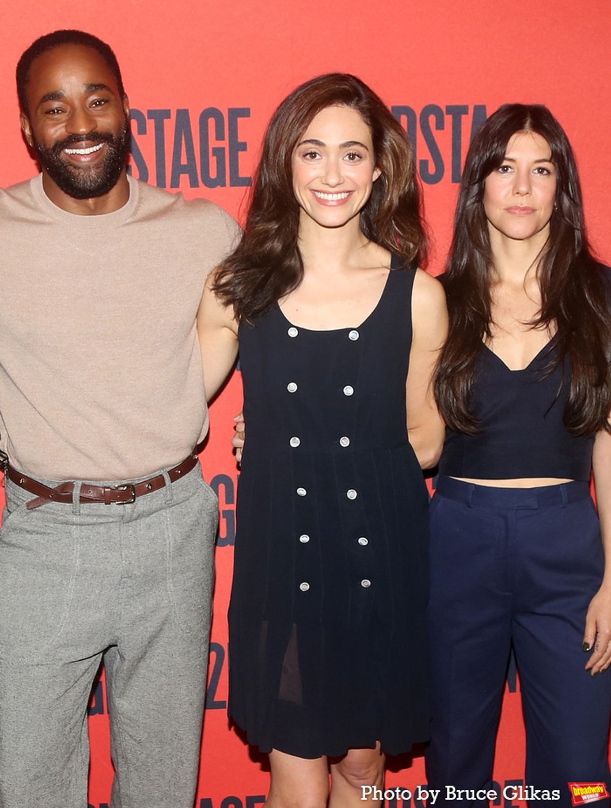 Motell Foster, Emmy Rossum, and Zoe Winters  at 