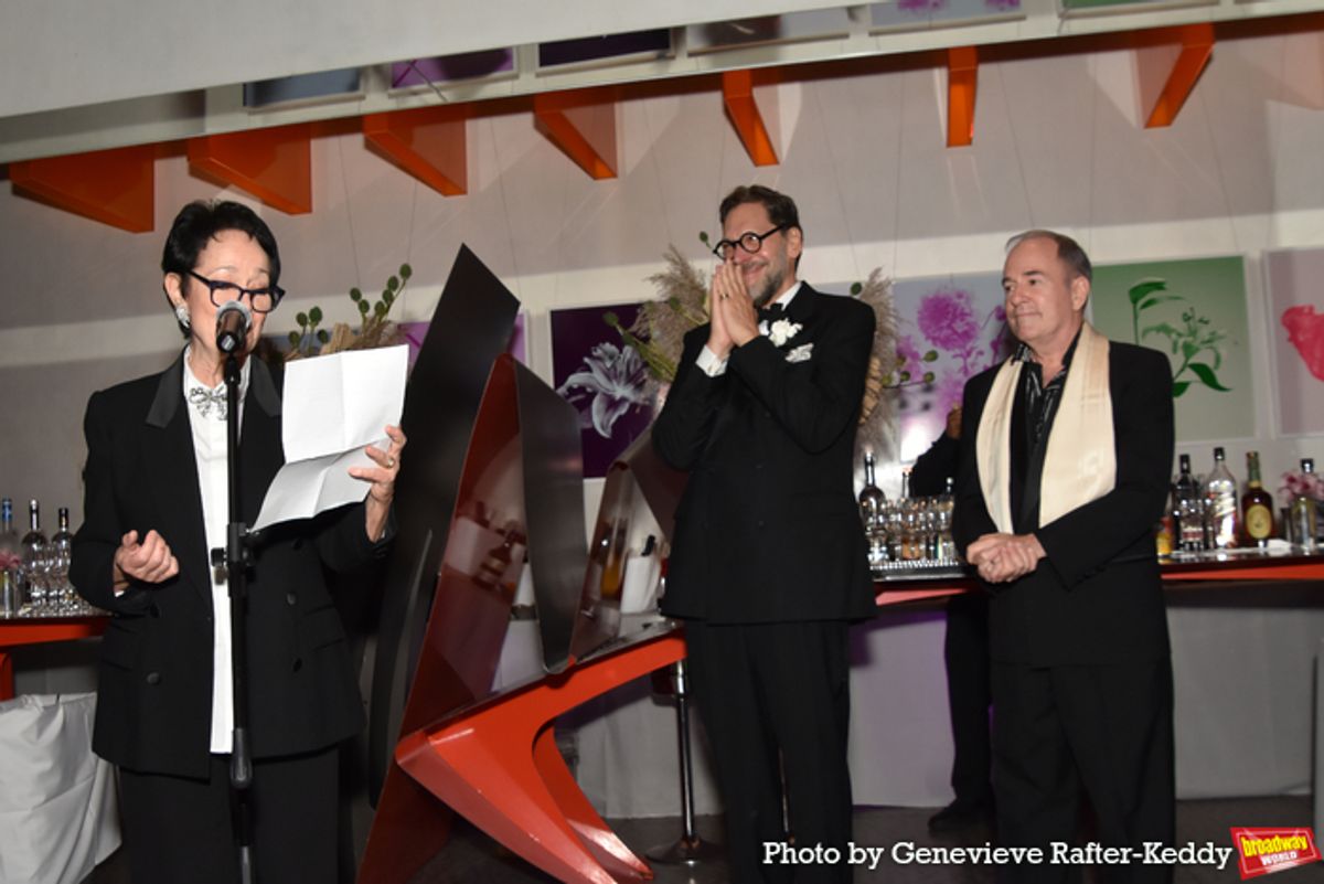 Lynn Ahrens, David Staller and Steven Flaherty at 