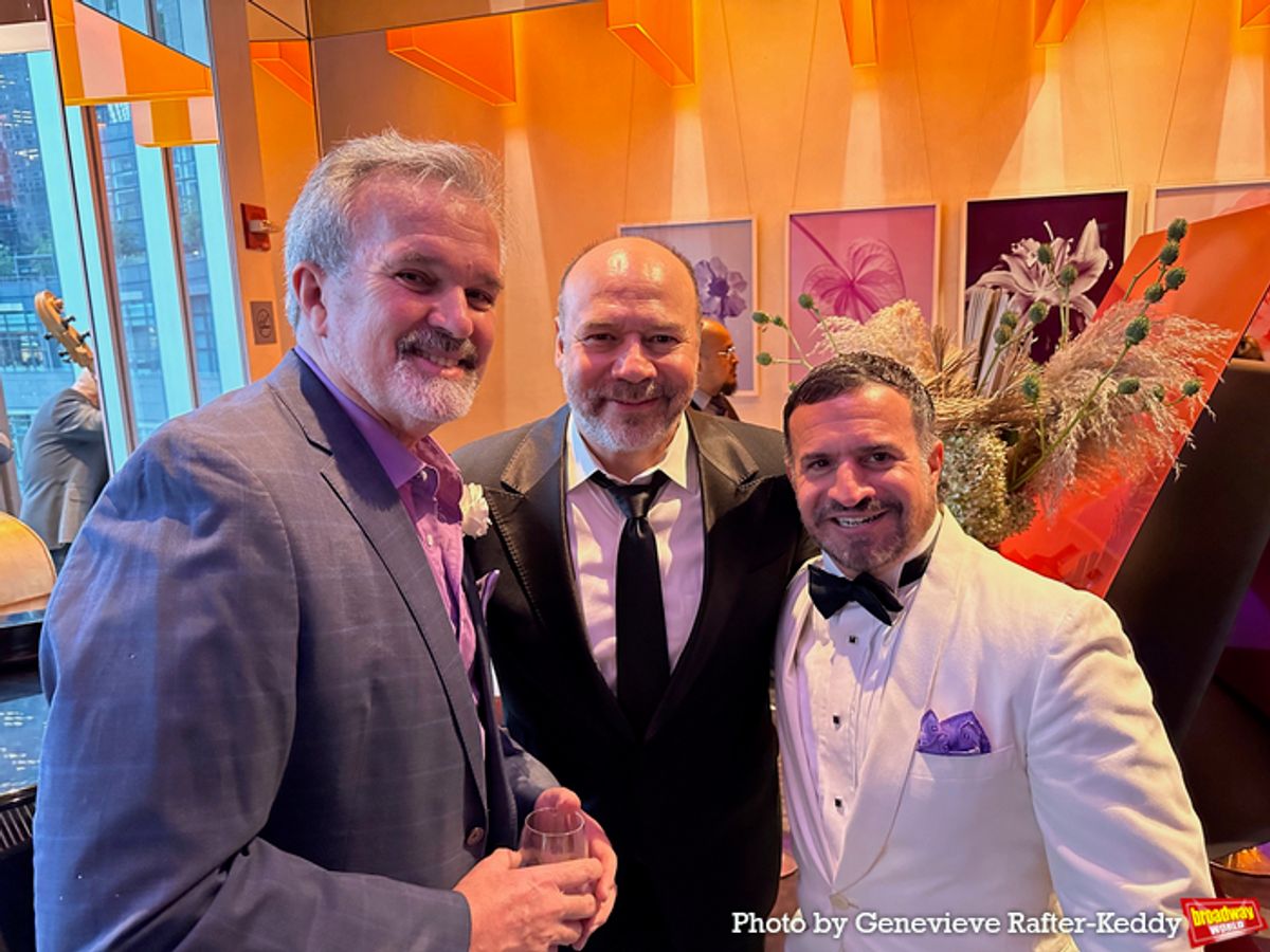 George Dvorsky, Danny Burstein and Jono Mainelli at 