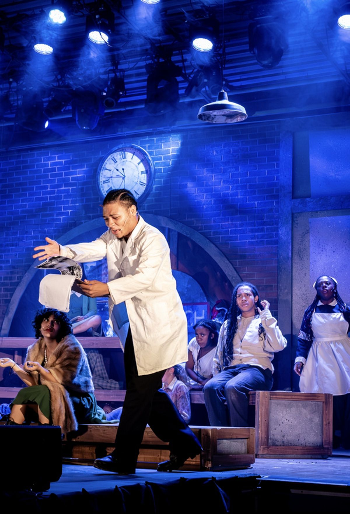 Marquise Neal and the cast at 