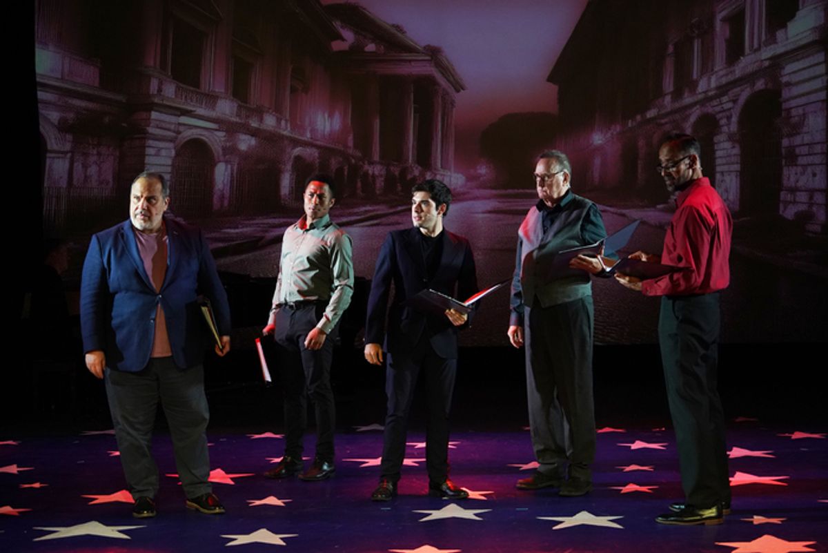 Eliseo Roman, Daniel Yearwood, Pablo Torres, James Judy, Philip Hernandez at 