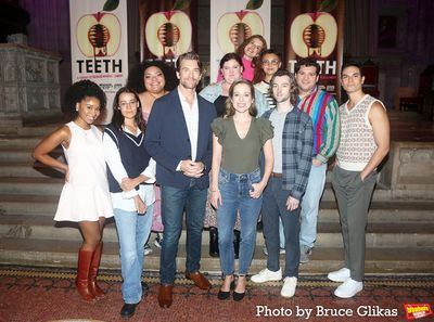 The Cast of "Teeth" including Andy Karl, Wren Rivera, Micaela Lamas, Jenna Rose Husli Photo